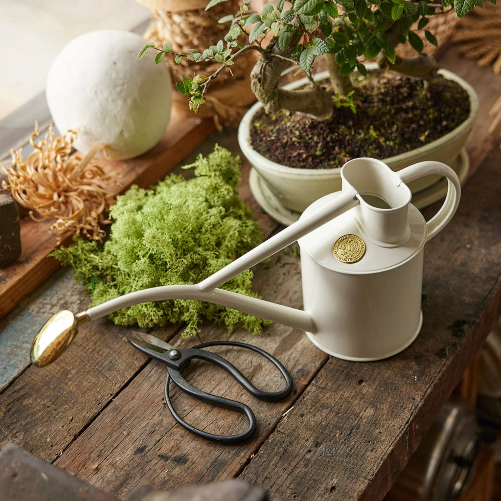 Haws ‘Rowley Ripple’ 1L Cream Watering Can